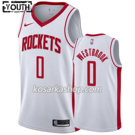 Dres Houston Rockets Russell Westbrook 0 Nike 2019-20 Association Edition Swingman - Dječji